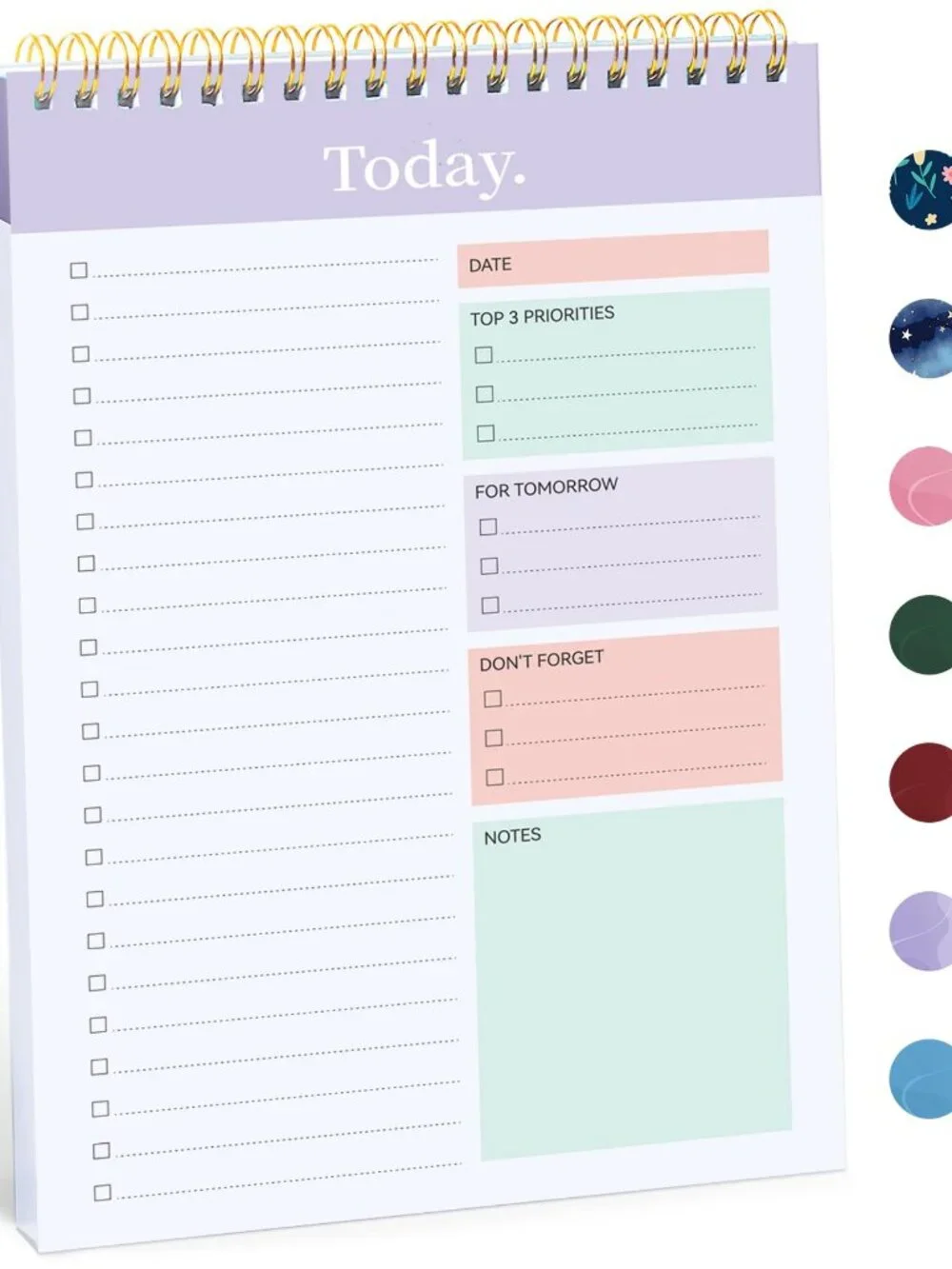 Taja To Do List Notepad - To Do List Notebook for Work with 52 Sheets, 9.8